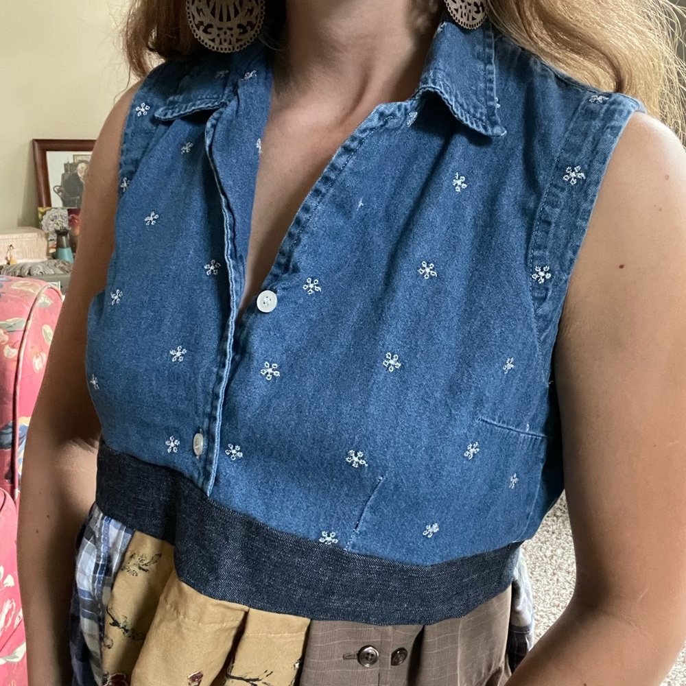 Handmade patchwork dress - Picture 9 of 13